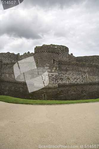 Image of Castle and moody sky