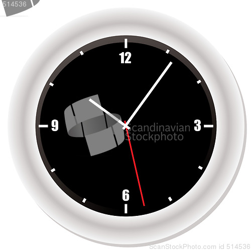 Image of modern bevel clock