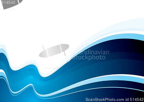 Image of ocean swell blue