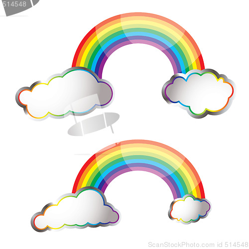 Image of rainbow reflect