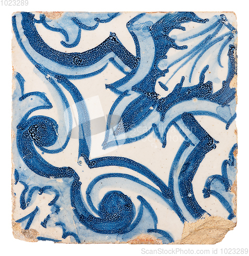 Image of Old ceramic tile