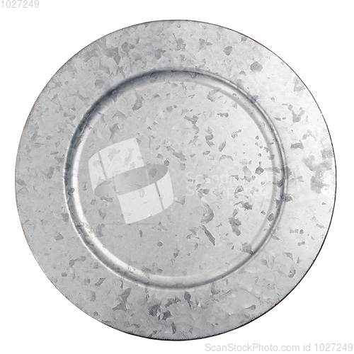 Image of Round zink plate