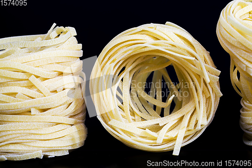 Image of raw pasta