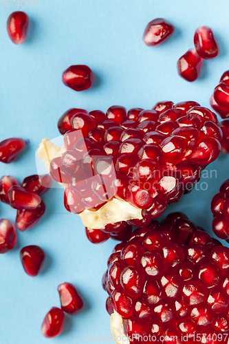 Image of red juicy pomegranate