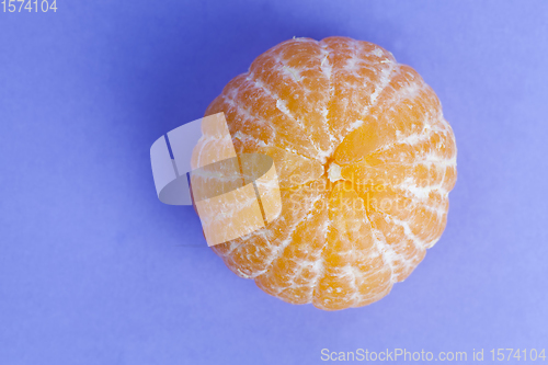 Image of orange on a purple background