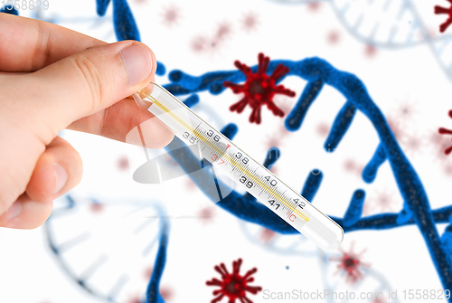 Image of Concept of corona virus.