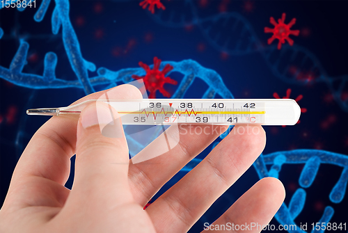 Image of Concept of corona virus.