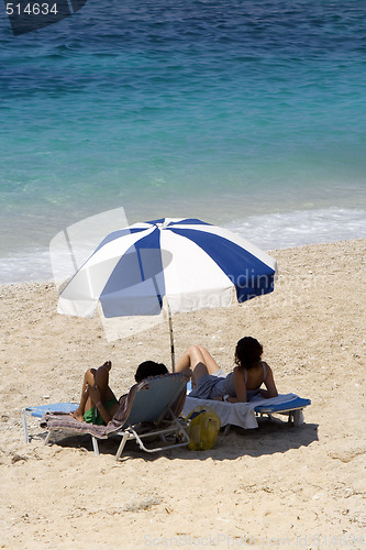 Image of Beautiful sea and beach