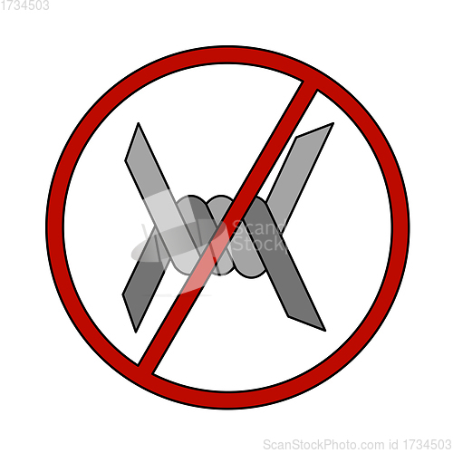 Image of Barbed Wire Icon