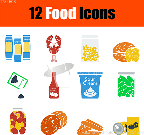 Image of Food Icon Set