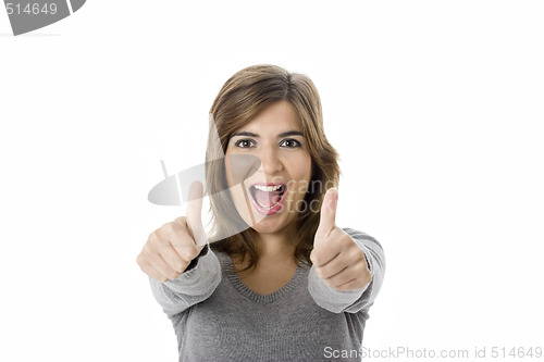 Image of Optimistic woman