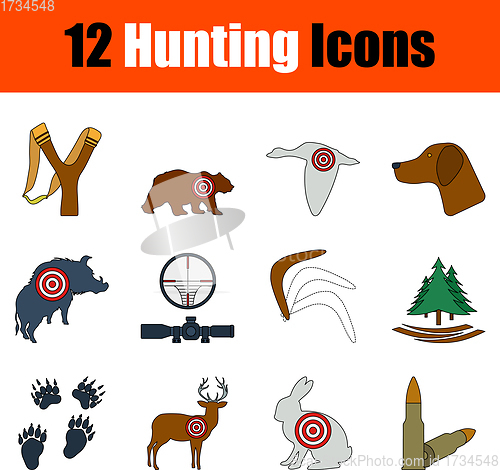 Image of Hunting Icon Set