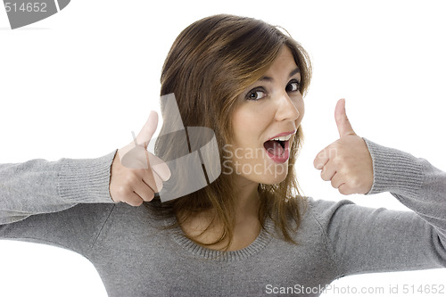 Image of Optimistic woman
