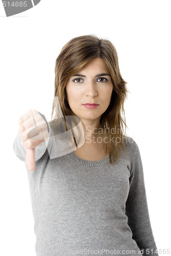 Image of Unhappy woman