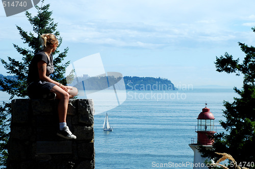 Image of Girl with view