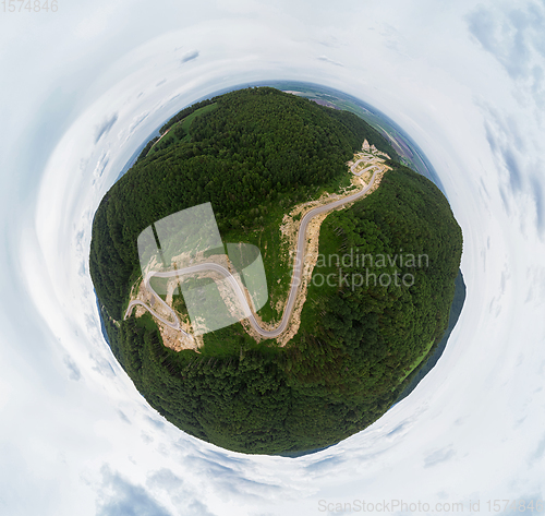 Image of 360 spherical panorama