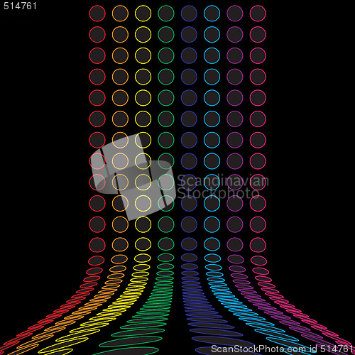 Image of Rainbow Circles Layout
