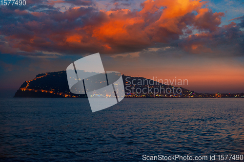 Image of Scenic summer view from Alanya beach