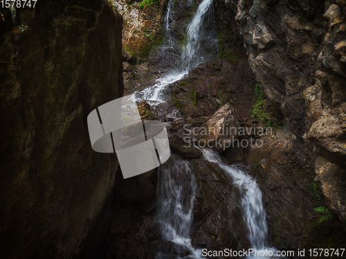 Image of Waterfall Cheremshansky in Altai Mountains