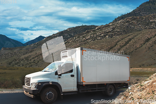 Image of Fuel tanker track driving