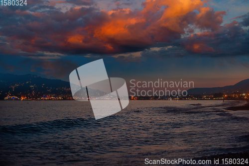 Image of Scenic summer view from Alanya beach