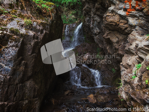 Image of Waterfall Cheremshansky in Altai Mountains