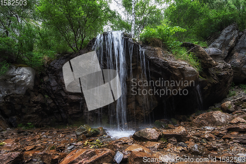 Image of Waterfall Che-Chkish in Altai Mountains