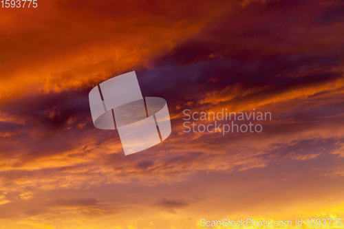 Image of sky during sunset