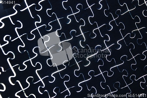 Image of abstract puzzle background