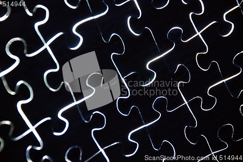 Image of abstract puzzle background