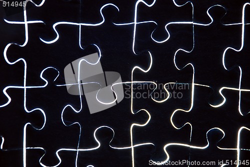 Image of abstract puzzle background