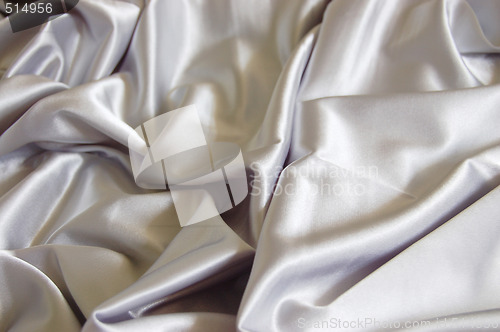 Image of white satin background