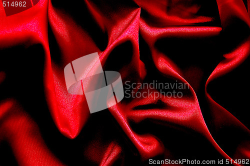 Image of red satin background