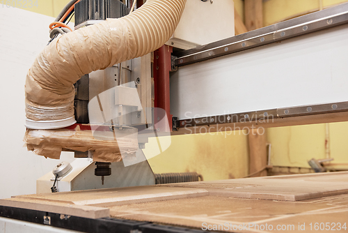 Image of Wooden furniture production.