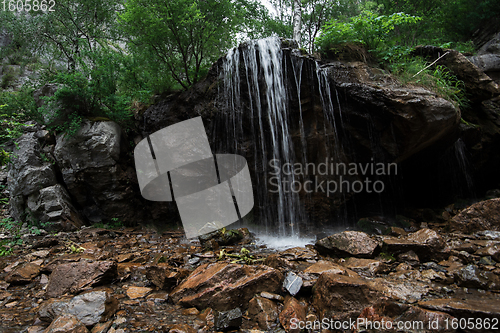 Image of Waterfall Che-Chkish in Altai Mountains