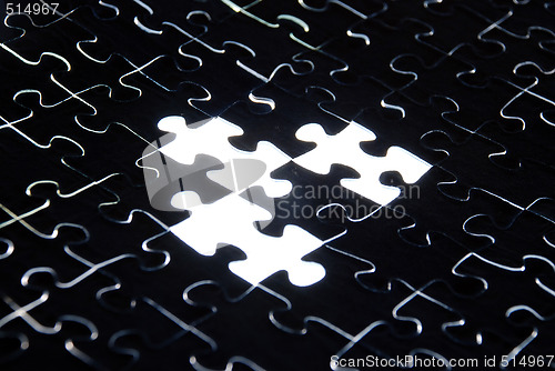 Image of abstract puzzle background