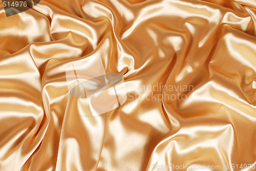 Image of gold satin background