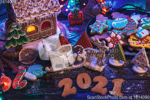 Image of Gingerbreads for new years and christmas