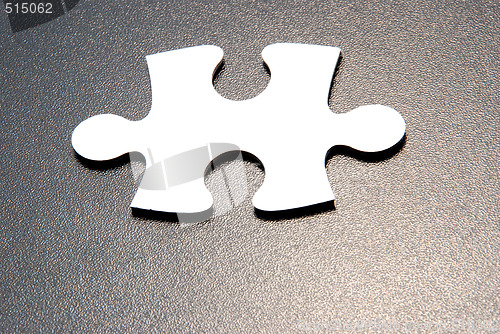 Image of Close up shot of a  puzzle piece