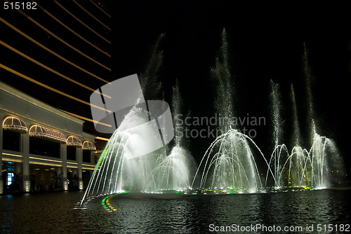 Image of Fountain at night