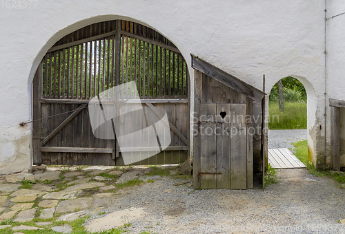 Image of entrance and gate