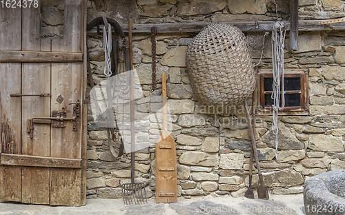 Image of historic agricultural equipment