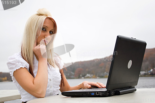 Image of Mobile Business Woman