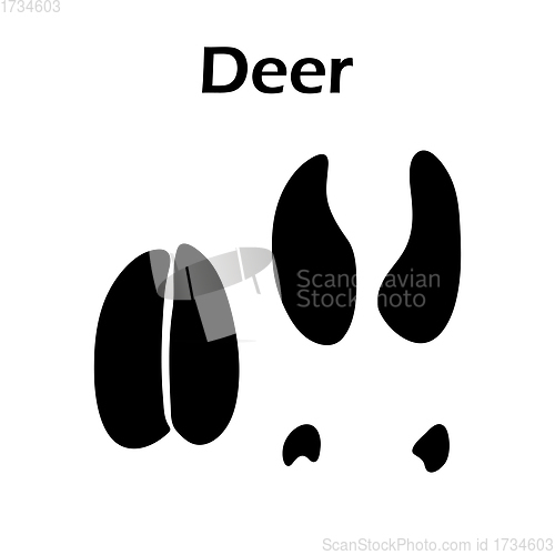 Image of Deer Footprint