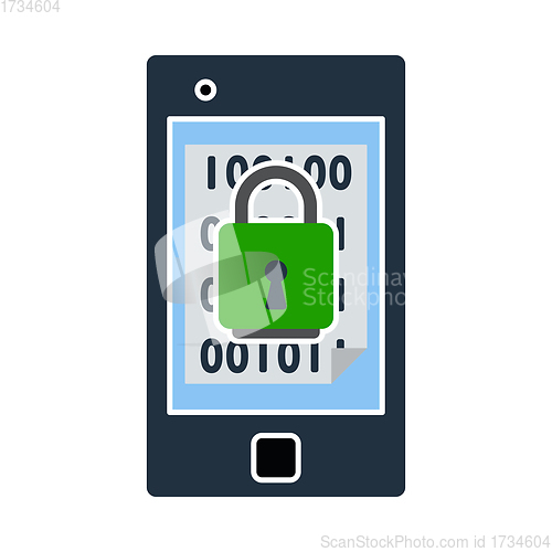 Image of Mobile Security Icon