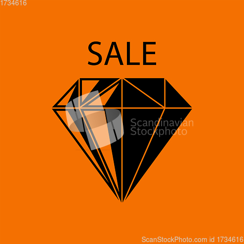 Image of Dimond With Sale Sign Icon