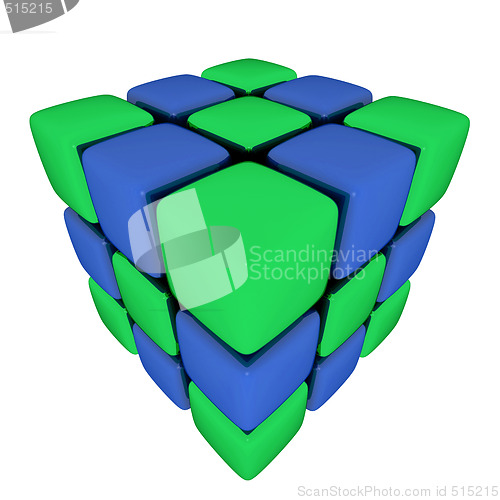 Image of 3d Cubes