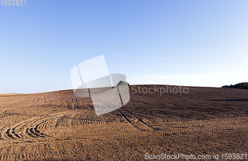 Image of plowed fertile soil