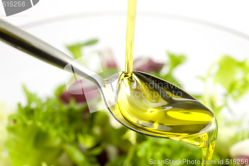 Image of Pouring oil