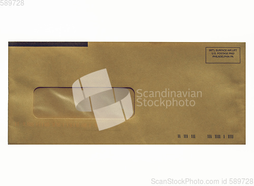 Image of Vintage looking Letter envelope